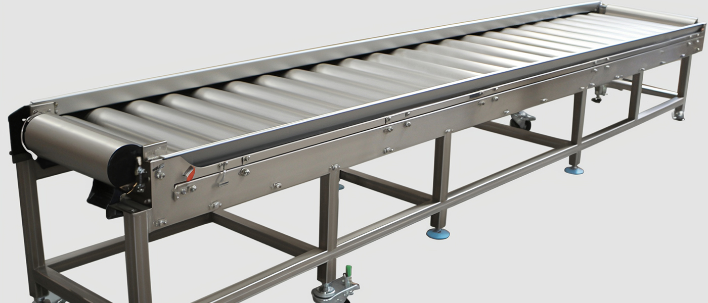 Sistem transportor Tub cu role